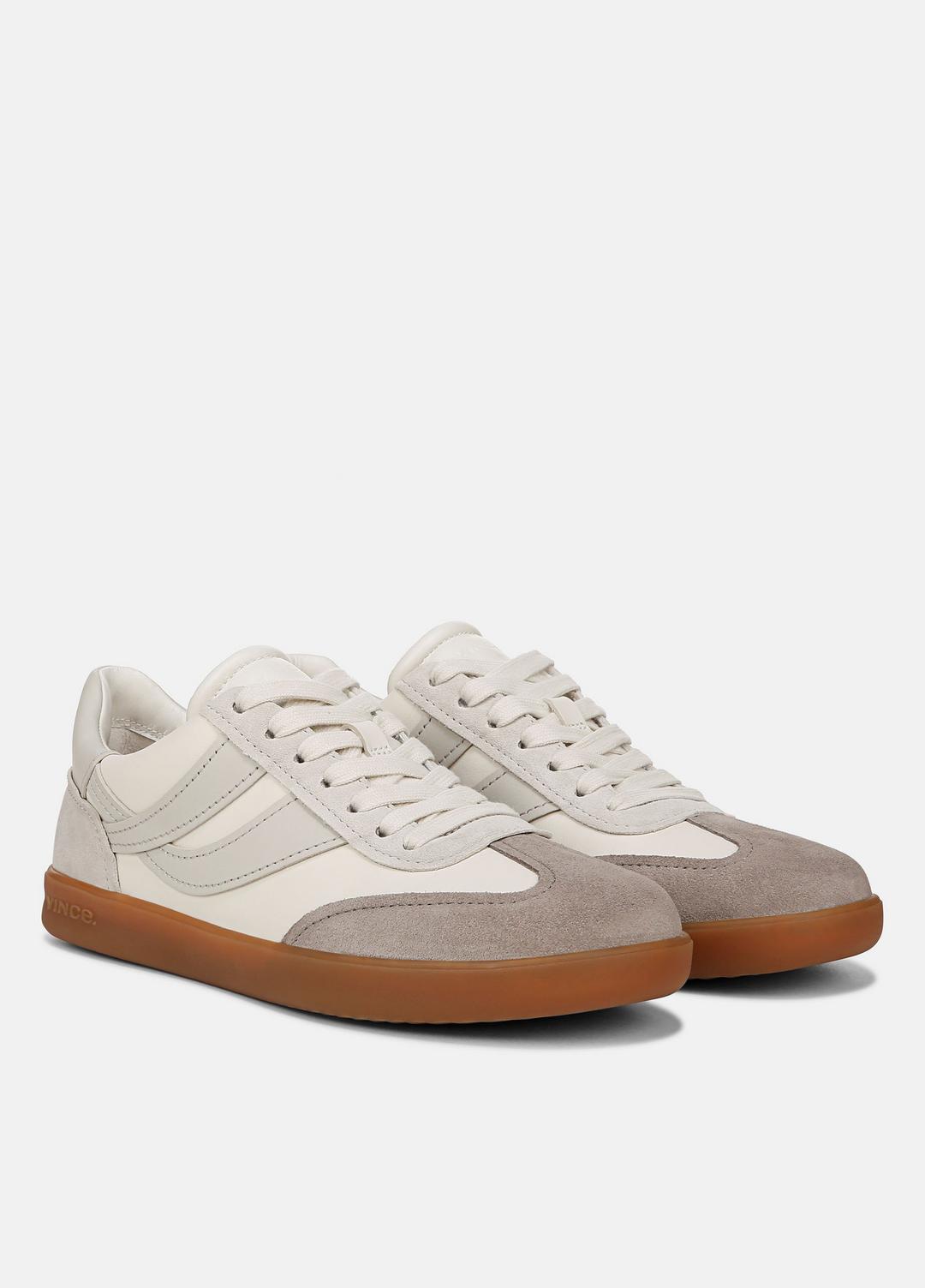 Oasis Leather and Suede Sneaker in Sneakers - WHITE FOAM/HORCHATA/HAZELSTONE