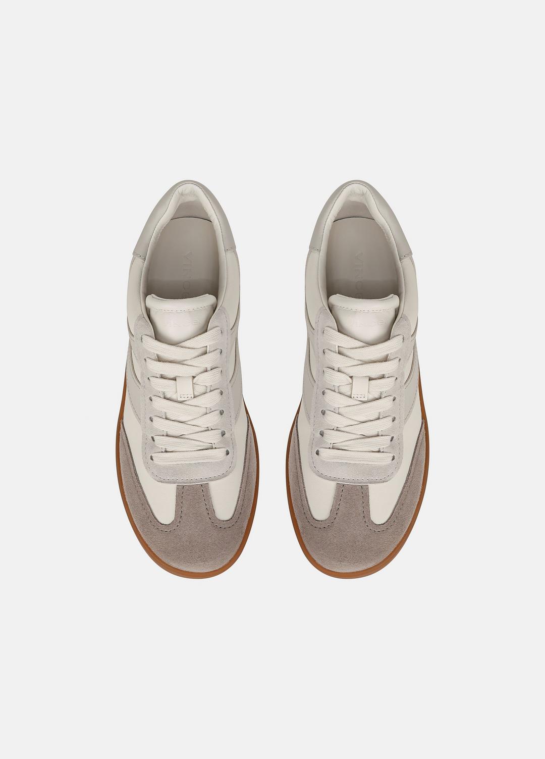 Oasis Leather and Suede Sneaker in Sneakers - WHITE FOAM/HORCHATA/HAZELSTONE