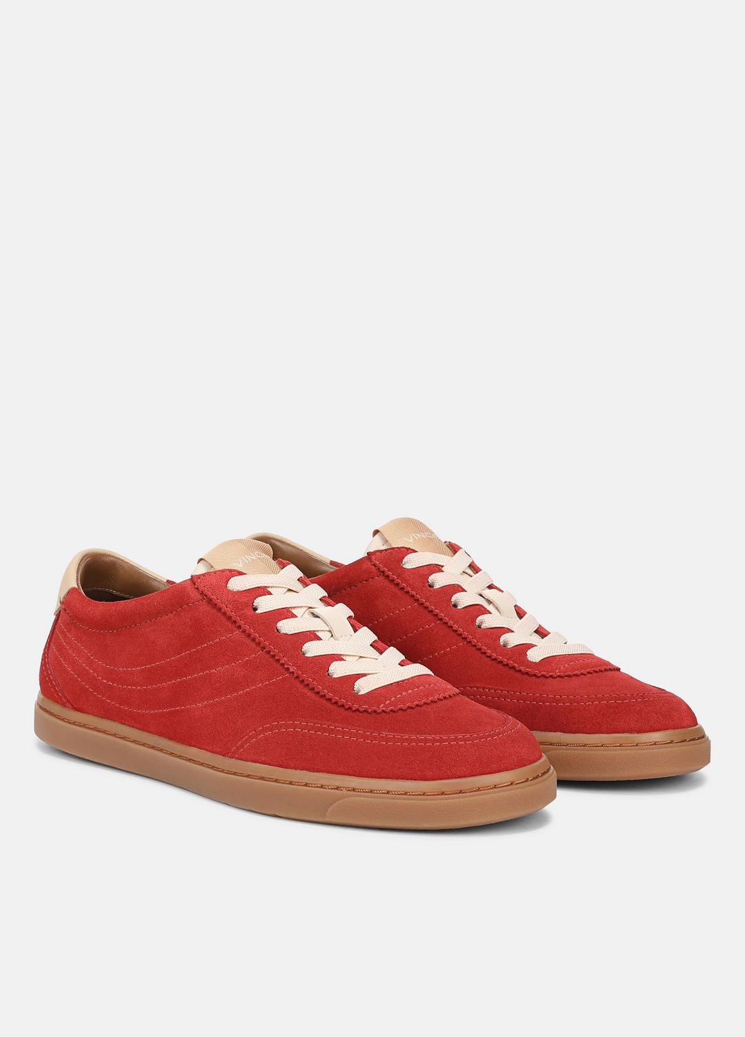 Palm Suede Sneaker in Sneakers - POPPY RED