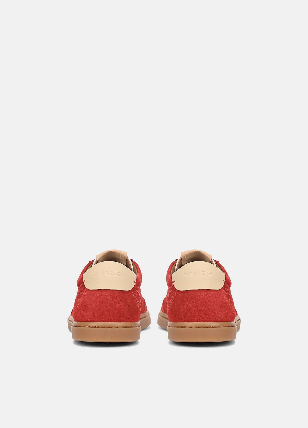 Palm Suede Sneaker in Sneakers - POPPY RED