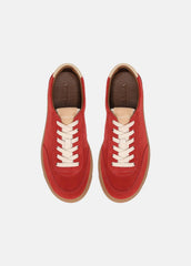 Palm Suede Sneaker in Sneakers - POPPY RED