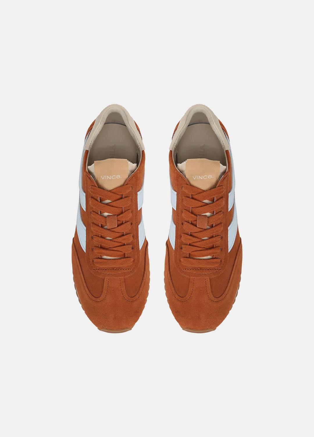 Oasis Suede & Leather Runner Sneaker in Sneakers - VINTAGE EMBER/CELESTE