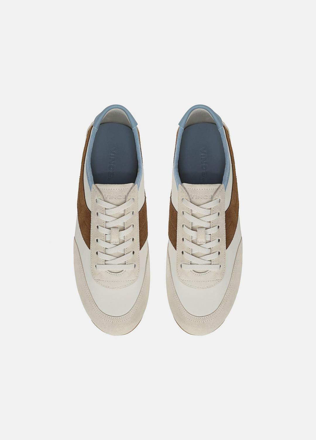 LA Leather & Suede Runner Sneaker in Sneakers - MOONLIGHT/ELMWOOD
