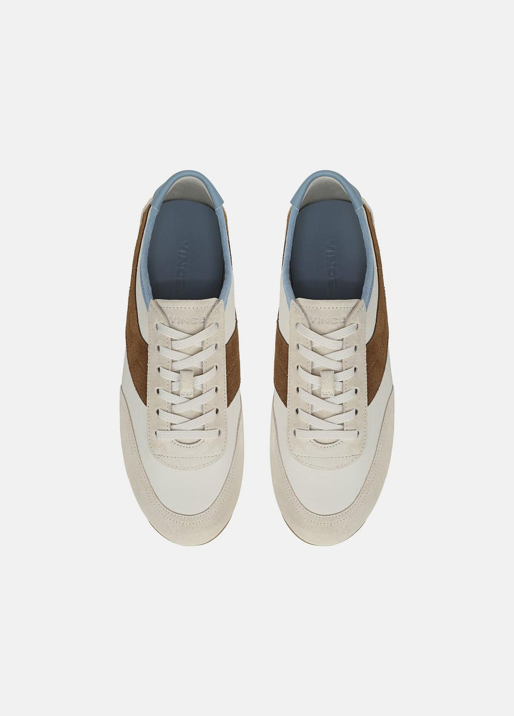 LA Leather & Suede Runner Sneaker in Sneakers - MOONLIGHT/ELMWOOD