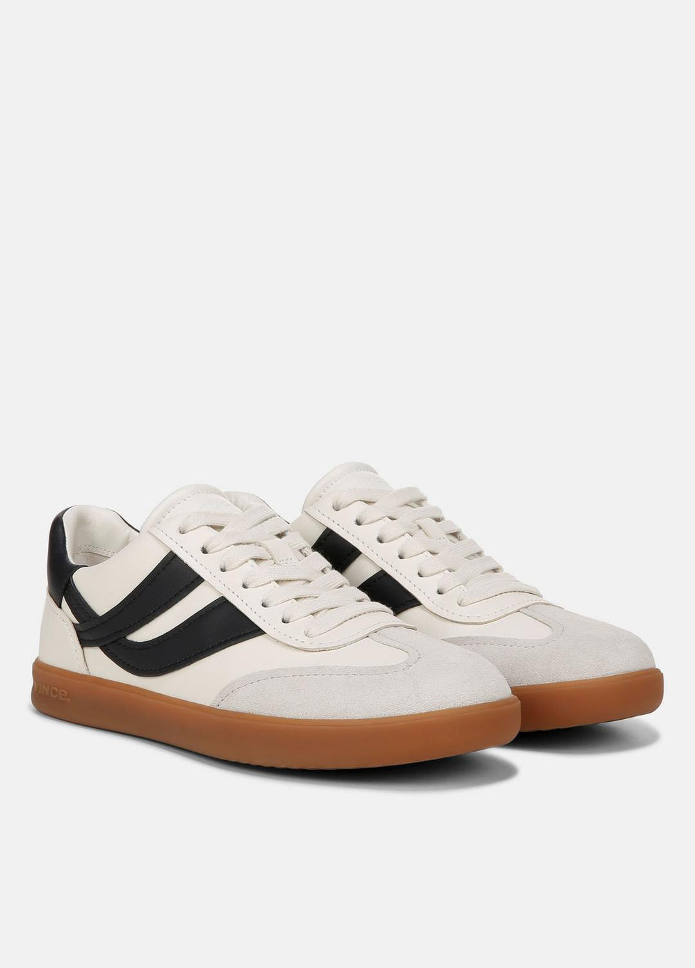 Oasis Leather and Suede Sneaker in Sneakers - MILK/NIGHT BLUE