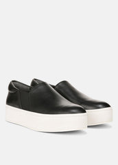 Warren Leather Sneaker in Sneakers - BLACK