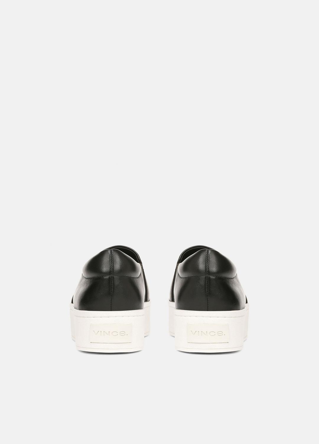 Warren Leather Sneaker in Sneakers - BLACK