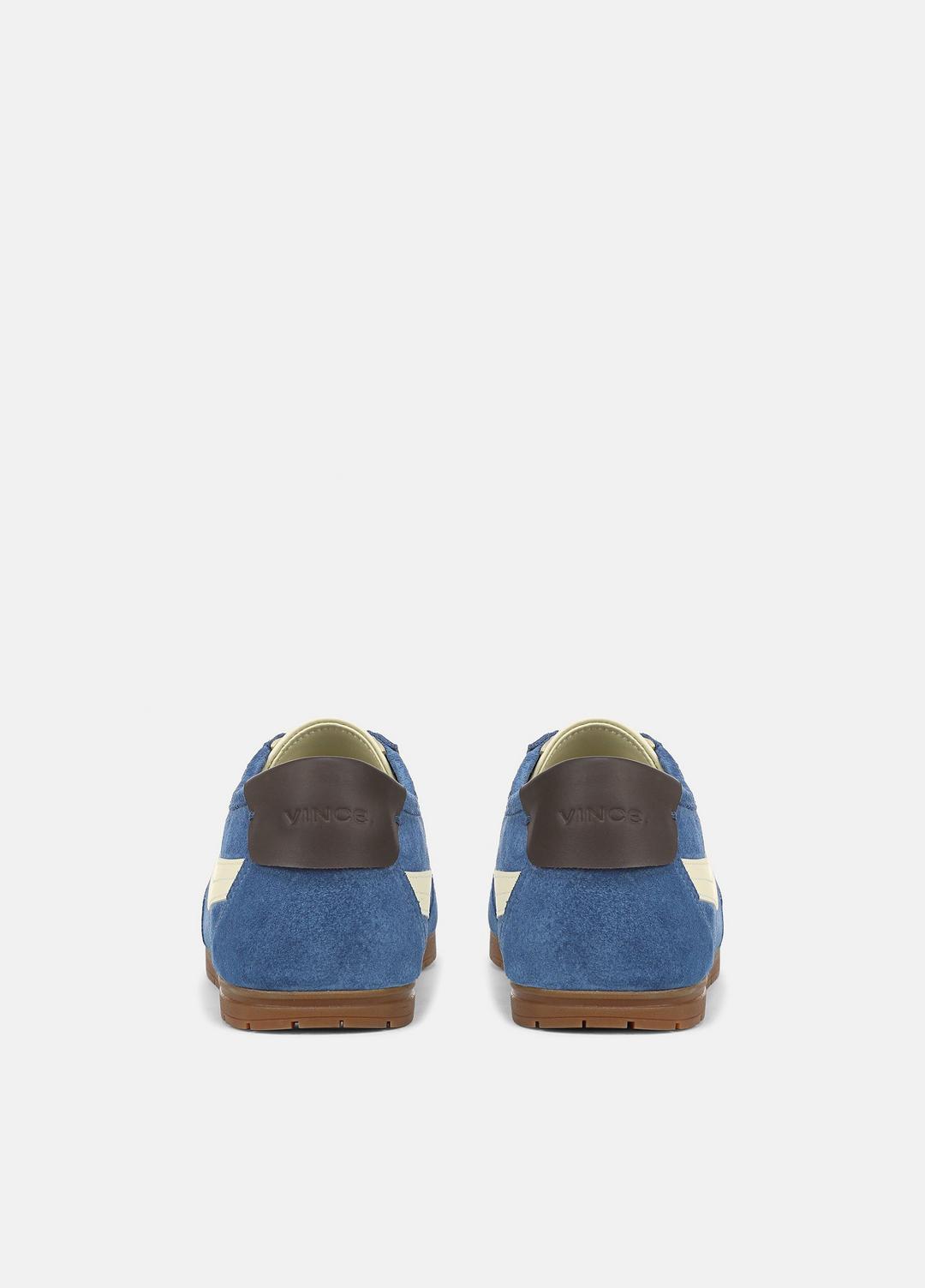 LA Suede & Leather Runner Sneaker in Sneakers - INDIGO/STRAW SEED