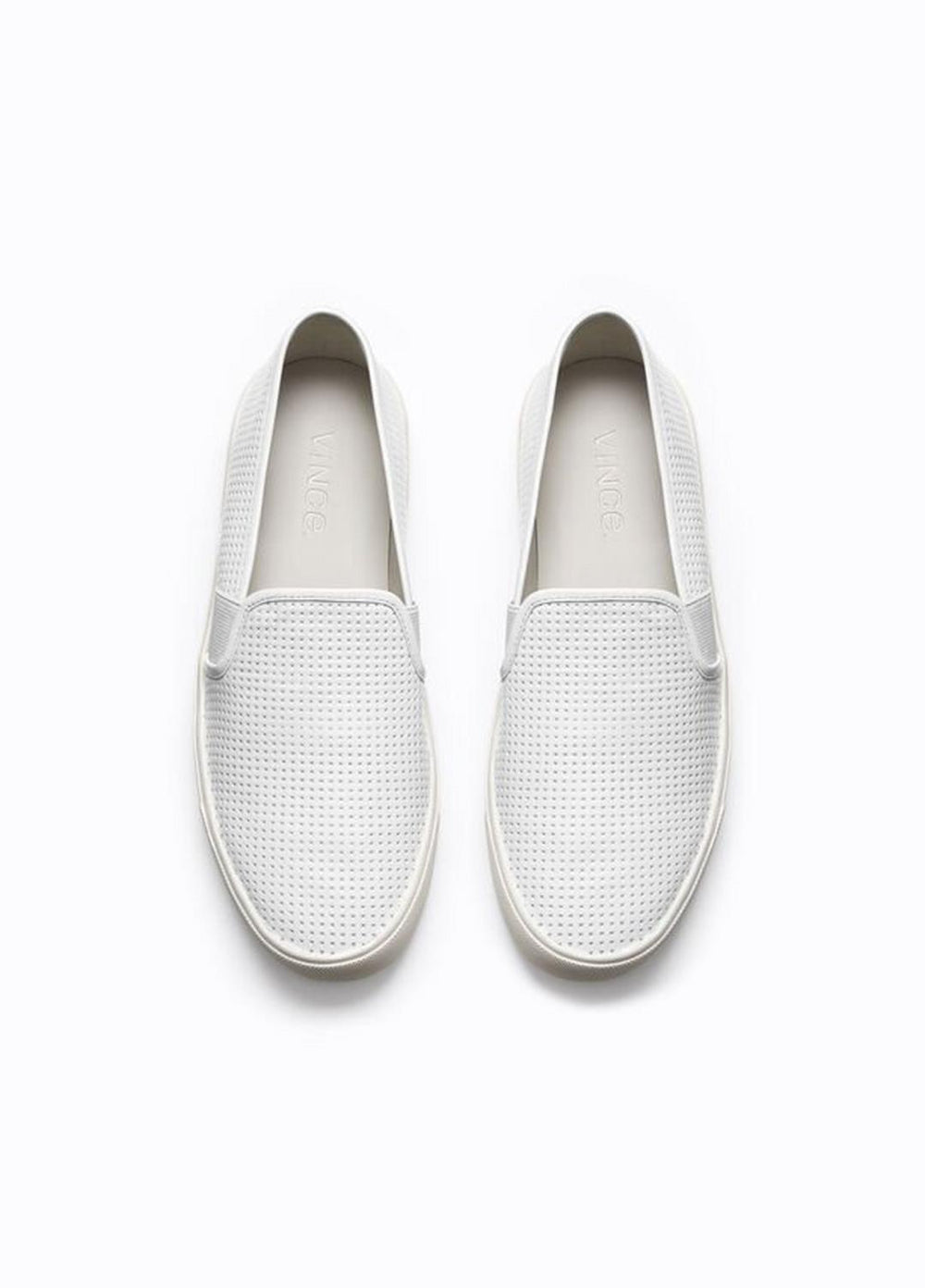 Women's Blair Perforated Leather Sneakers - WHITE