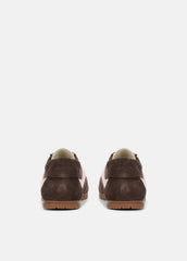 LA Suede & Leather Runner Sneaker in Sneakers - DARK MOCHA/ROSEWATER