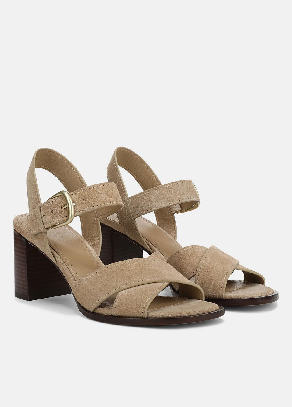 Salma Suede Heeled Sandal in Heels - DUNE