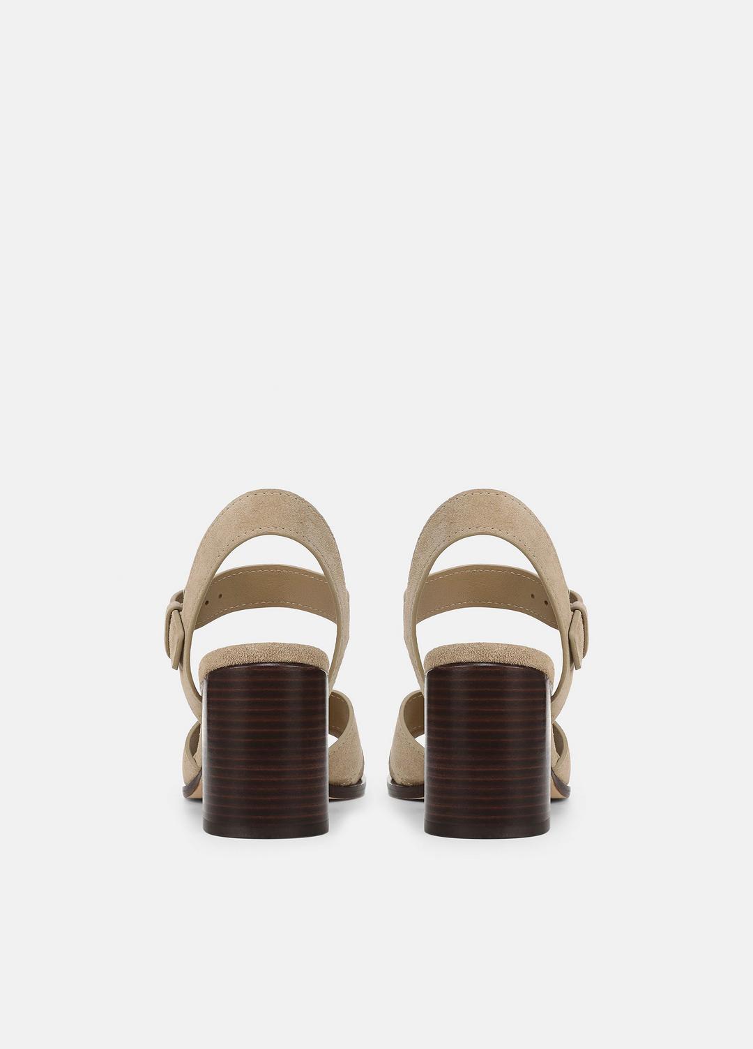 Salma Suede Heeled Sandal in Heels - DUNE