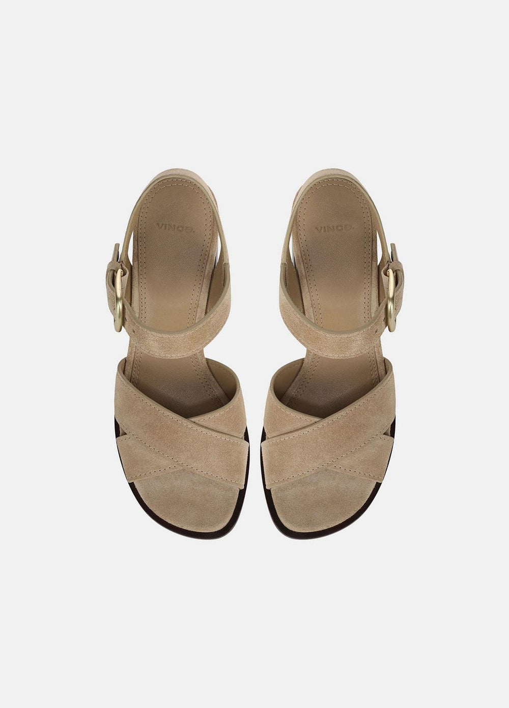 Salma Suede Heeled Sandal in Heels - DUNE
