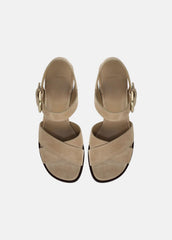 Salma Suede Heeled Sandal in Heels - DUNE