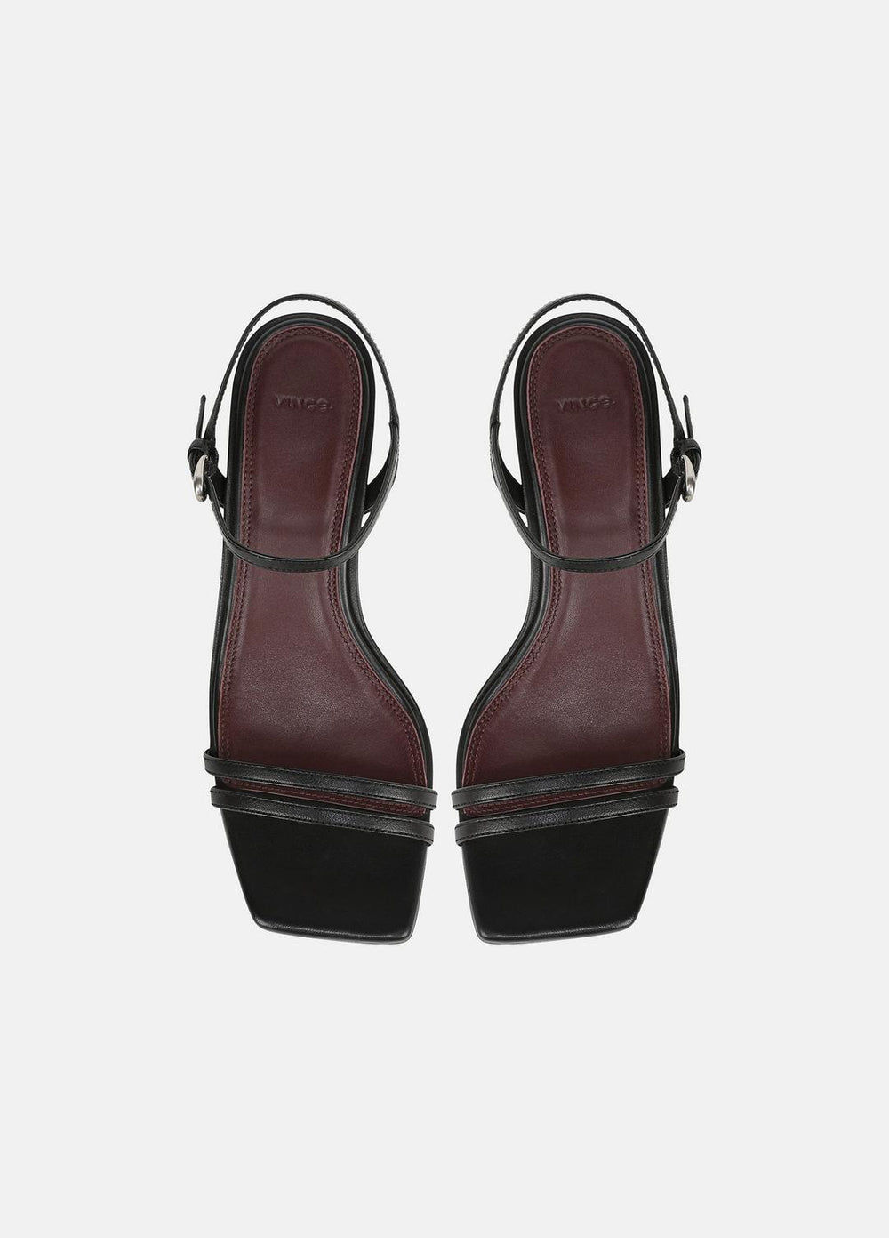 Tilda Leather Heeled Sandal in Heels - BLACK