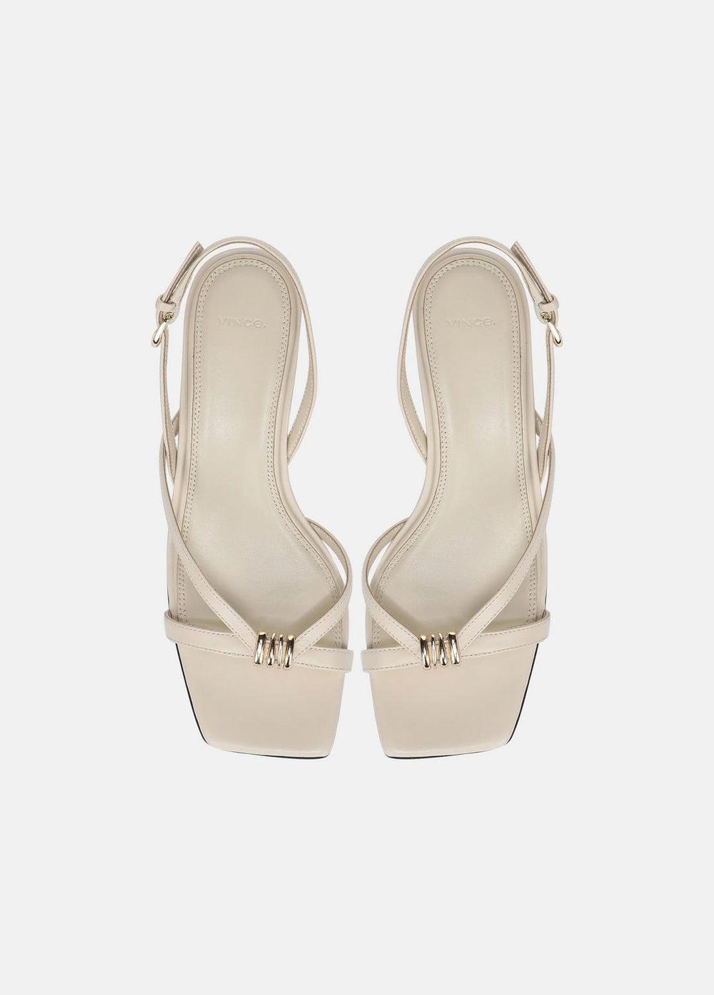 Tali Leather Slingback Sandal in Heels - MOONLIGHT