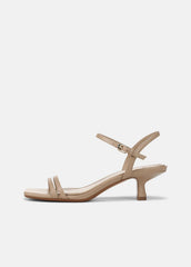 Tilda Leather Heeled Sandal in Heels - WARM ALMOND