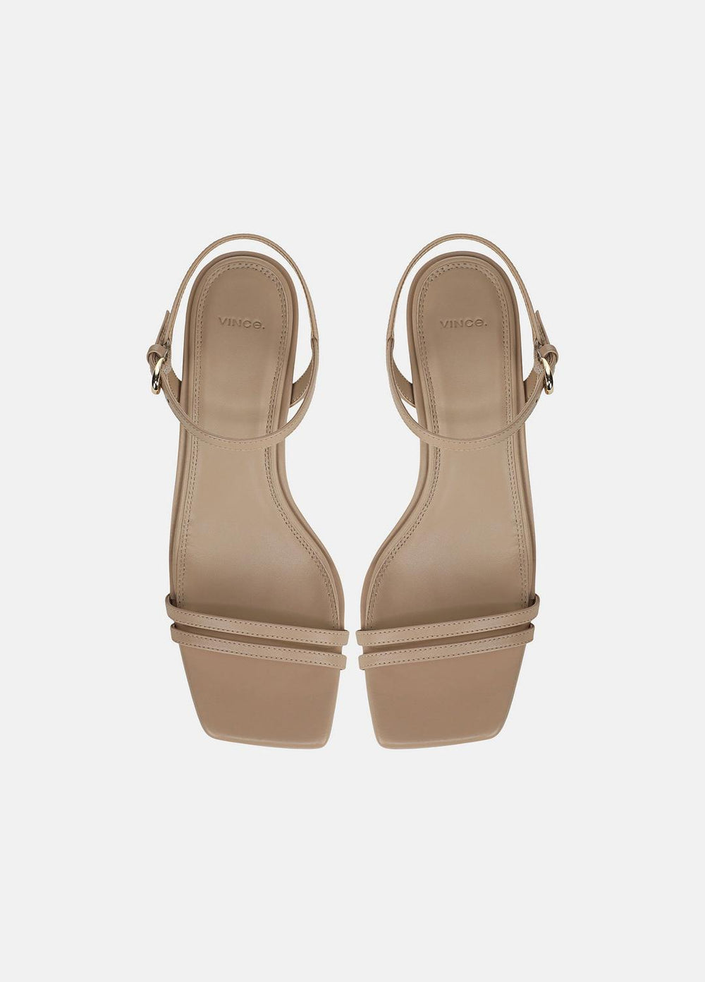 Tilda Leather Heeled Sandal in Heels - WARM ALMOND