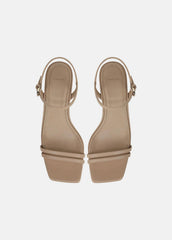 Tilda Leather Heeled Sandal in Heels - WARM ALMOND