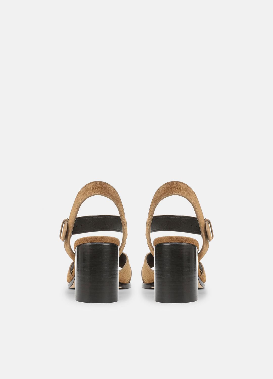 Salma Suede Heeled Sandal in Heels - ELMWOOD