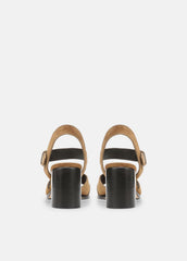 Salma Suede Heeled Sandal in Heels - ELMWOOD