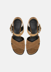 Salma Suede Heeled Sandal in Heels - ELMWOOD