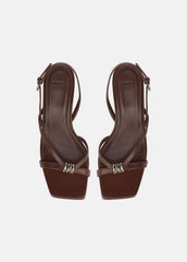 Tali Slingback Sandal in Heels - MOLTON BROWN
