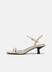 Tilda Leather Heeled Sandal in Heels - MOONLIGHT
