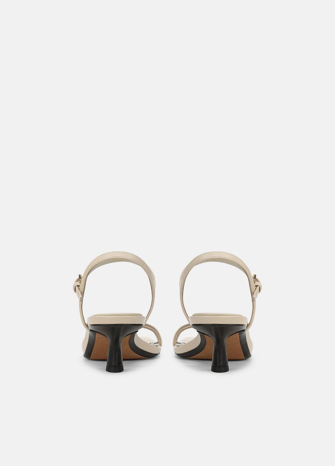 Tilda Leather Heeled Sandal in Heels - MOONLIGHT