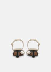 Tilda Leather Heeled Sandal in Heels - MOONLIGHT