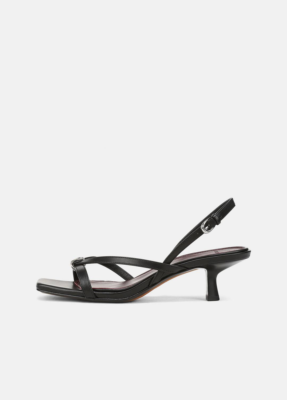 Tali Slingback Sandal in Heels - BLACK