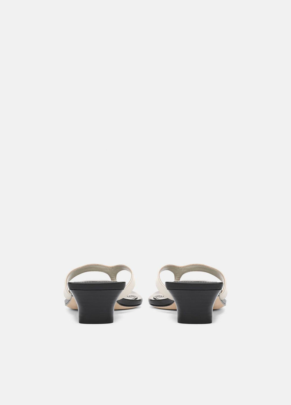 San Juan Leather Heeled Thong Sandal in Heels - MOONLIGHT