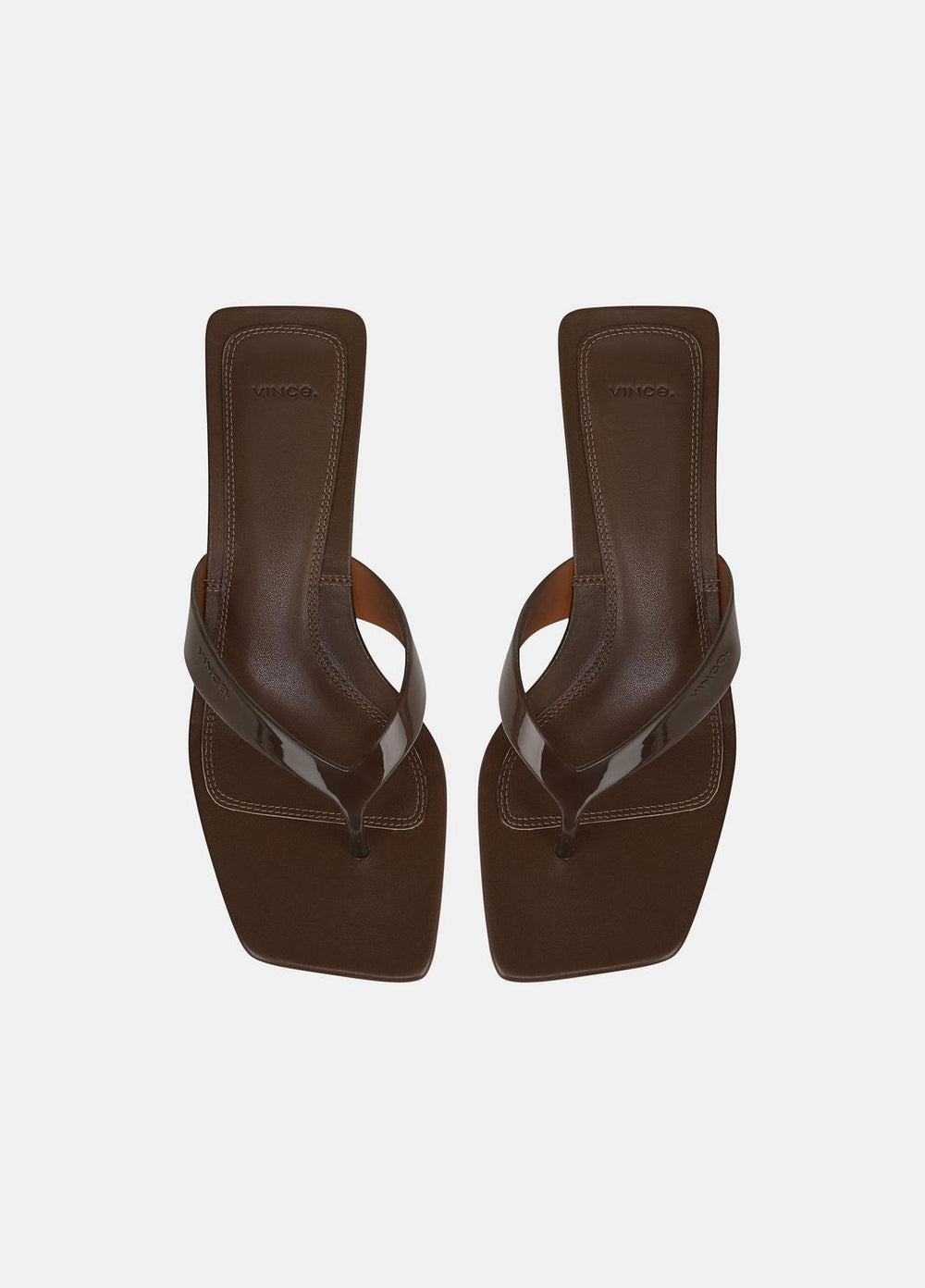 San Juan Jelly Heeled Thong Sandal in Sandals - SADDLE