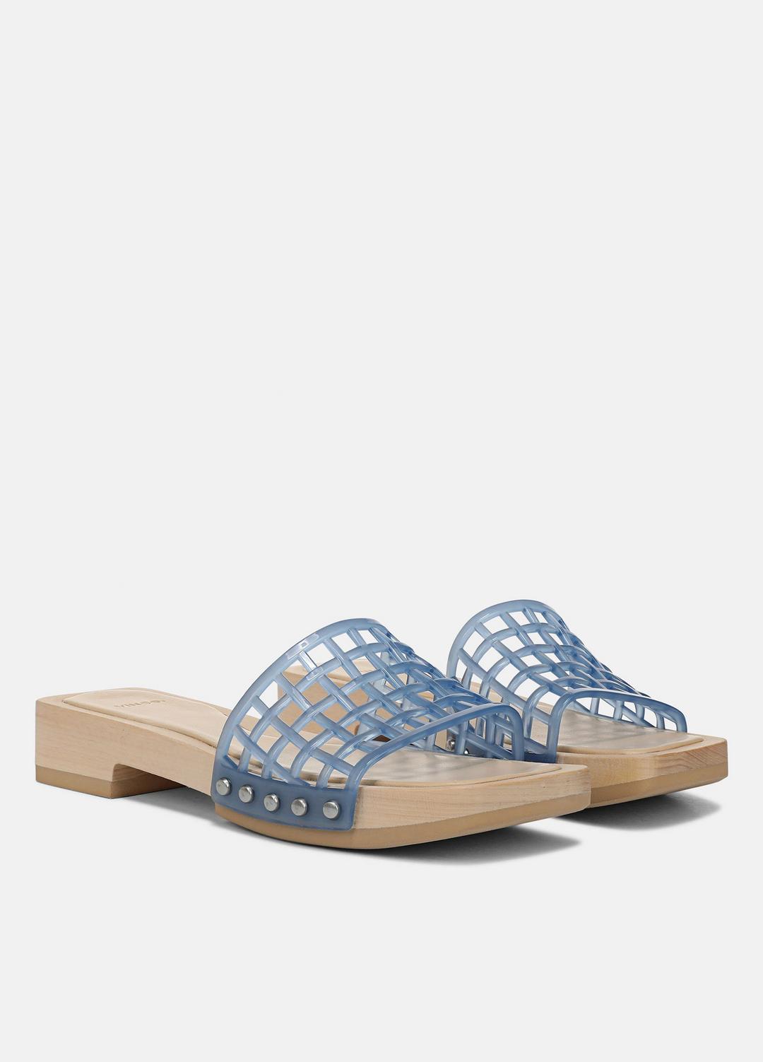 Barbara Jelly Slide Sandal in Sandals - SURF BLUE