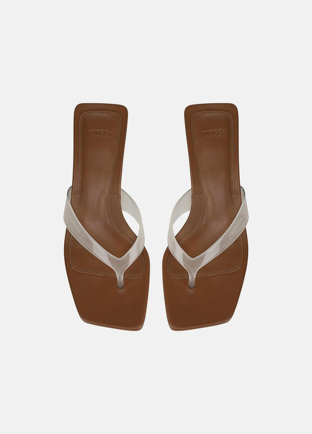 San Juan Jelly Heeled Thong Sandal in Sandals - CLEAR