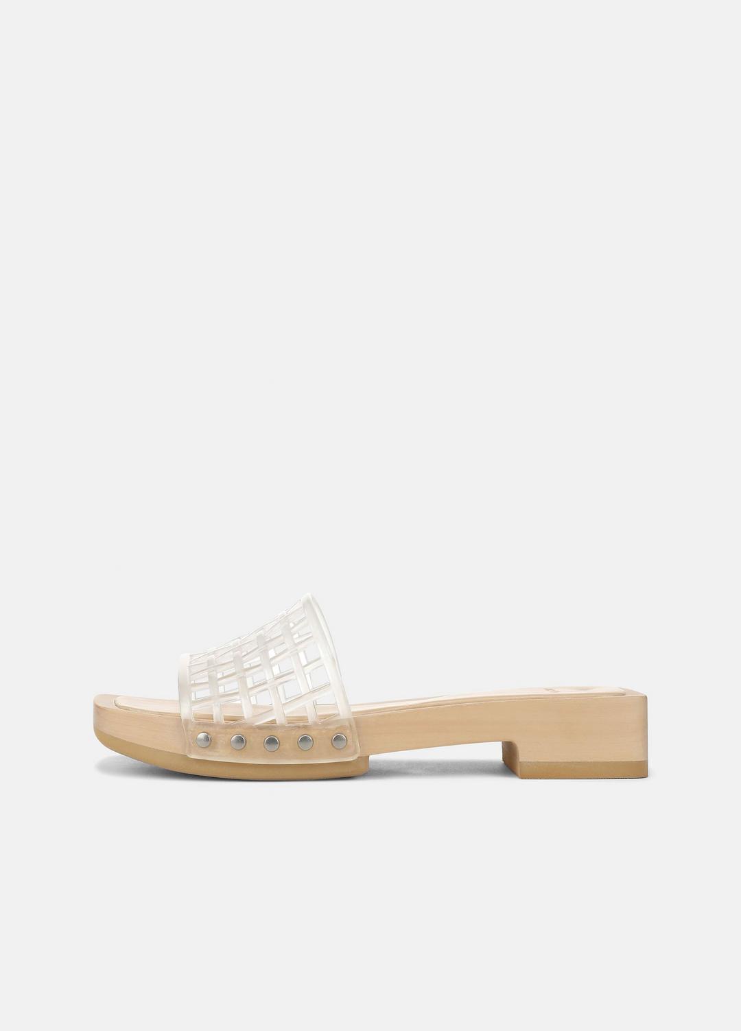 Barbara Jelly Slide Sandal in Sandals - CLEAR
