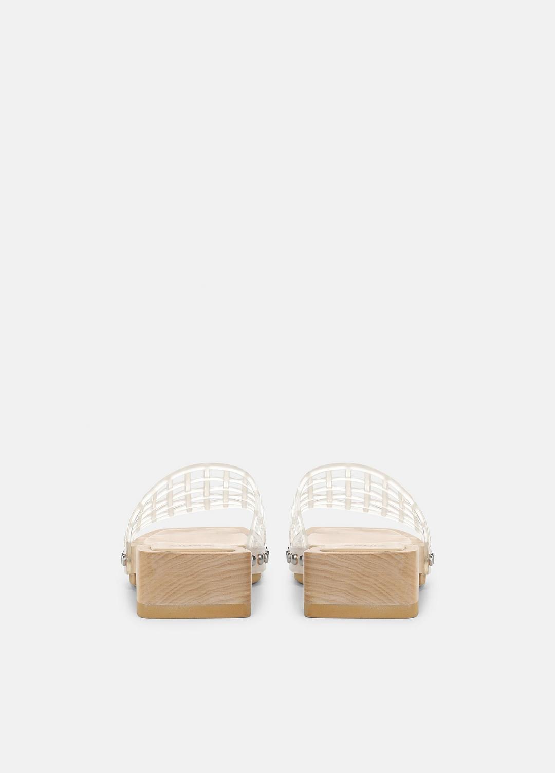Barbara Jelly Slide Sandal in Sandals - CLEAR