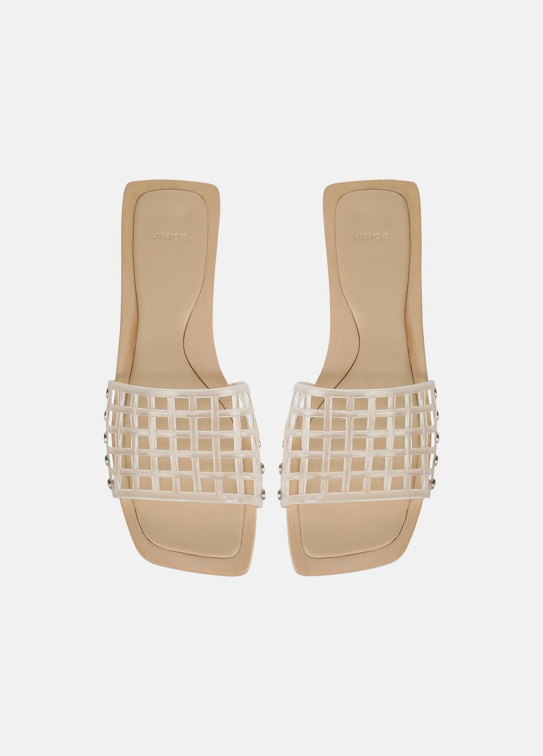 Barbara Jelly Slide Sandal in Sandals - CLEAR