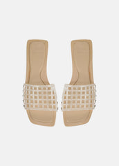 Barbara Jelly Slide Sandal in Sandals - CLEAR