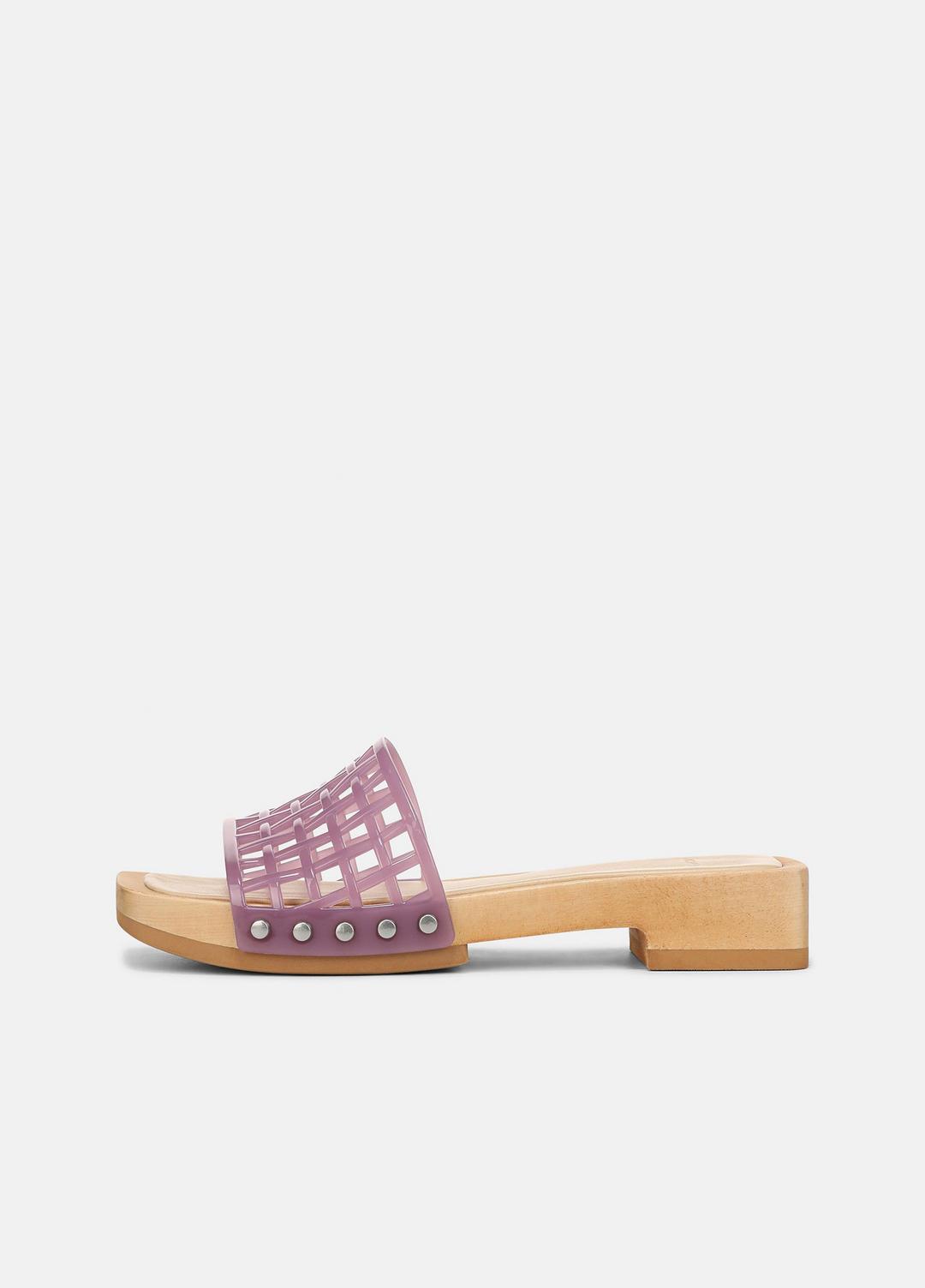 Barbara Jelly Slide Sandal in Sandals - AMETHYST