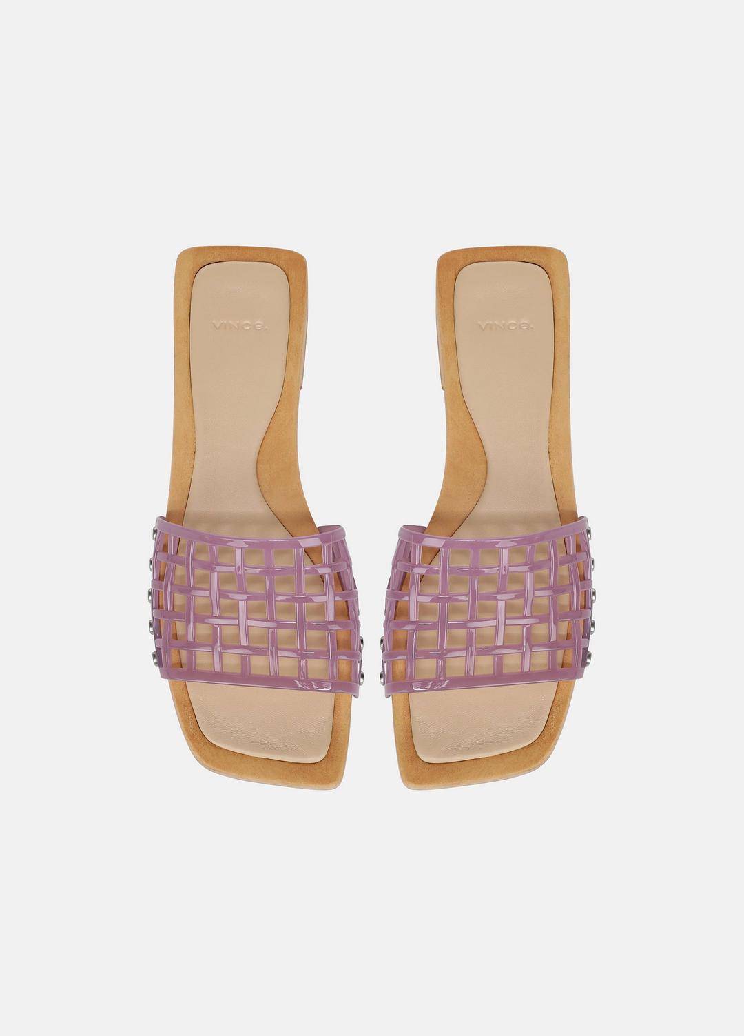 Barbara Jelly Slide Sandal in Sandals - AMETHYST
