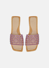 Barbara Jelly Slide Sandal in Sandals - AMETHYST