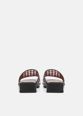 Barbara Jelly Slide Sandal in Sandals - GANACHE