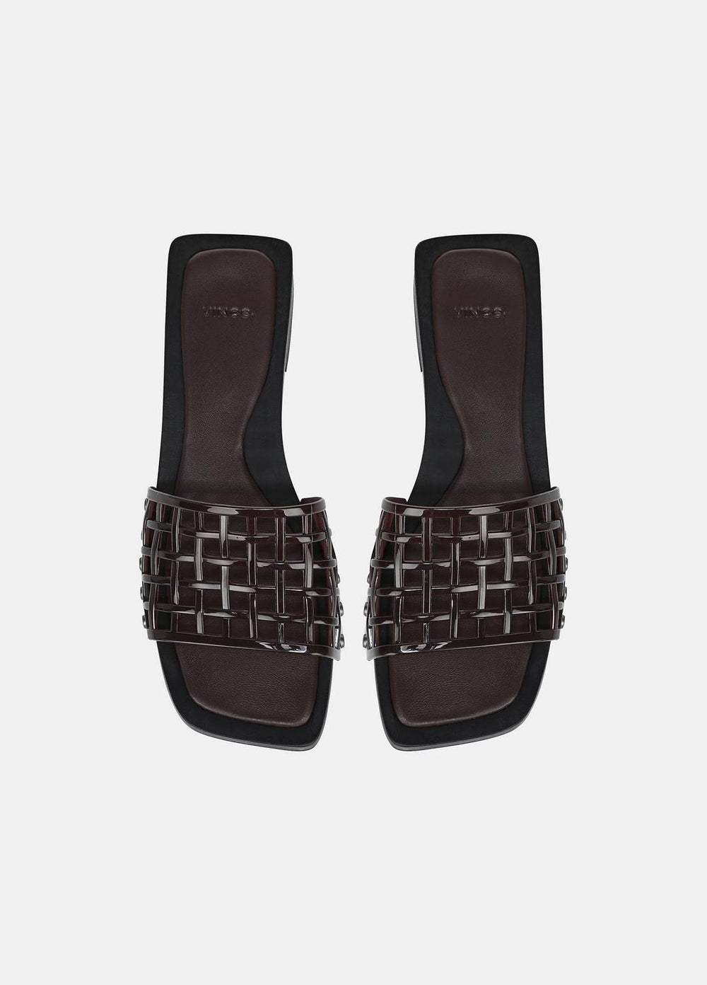 Barbara Jelly Slide Sandal in Sandals - GANACHE