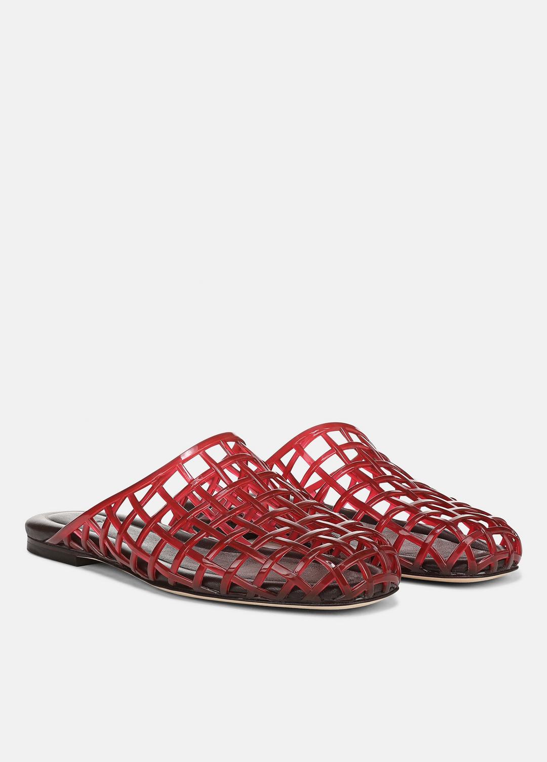 Barcelona Jelly Sandal in Sandals - POPPY RED