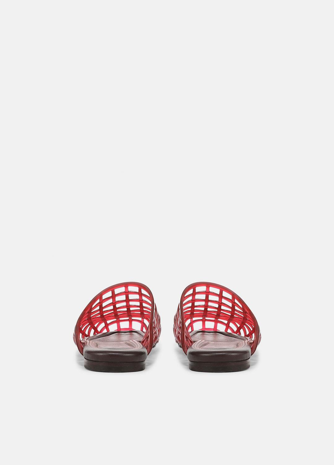Barcelona Jelly Sandal in Sandals - POPPY RED