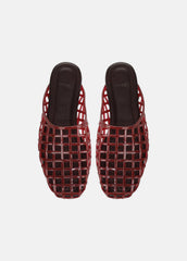 Barcelona Jelly Sandal in Sandals - POPPY RED