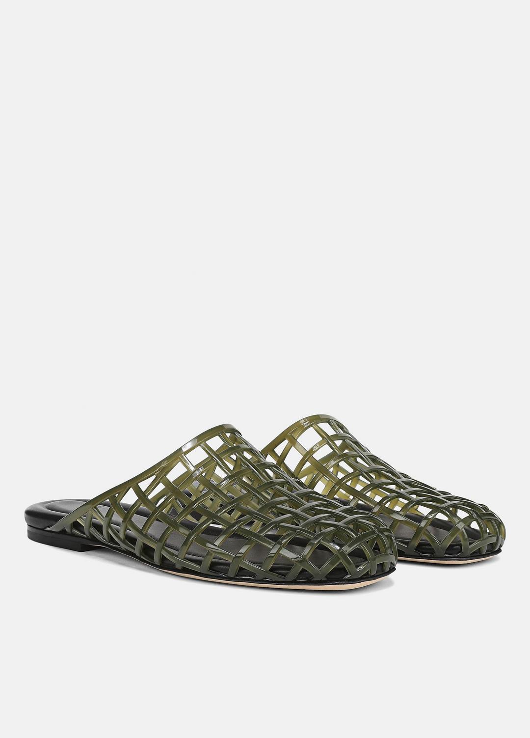 Barcelona Jelly Sandal in Sandals - CHIVE