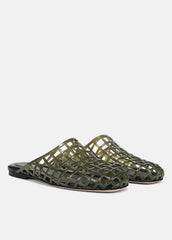 Barcelona Jelly Sandal in Sandals - CHIVE