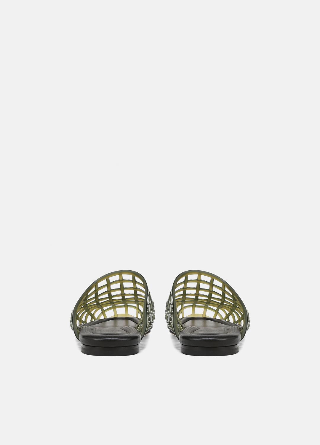 Barcelona Jelly Sandal in Sandals - CHIVE